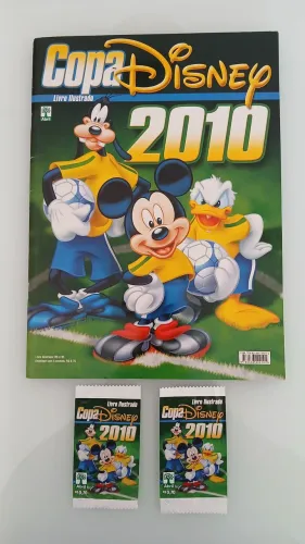 Álbuns de Figurinhas-Copa Disney 2010 e Copa Disney 2014-(Favor ler o descritivo)