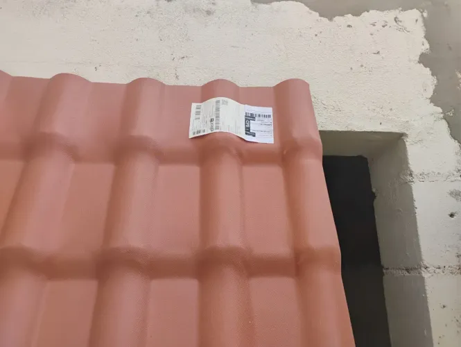5 Telhas PVC 2.42X 0.88