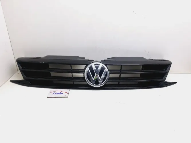 Grade Parachoque Dianteiro Vw Jetta Tsi 2.0 2016/2017 Preto