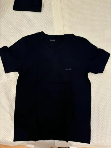 camiseta hugo boss azul marinho - tamanho g