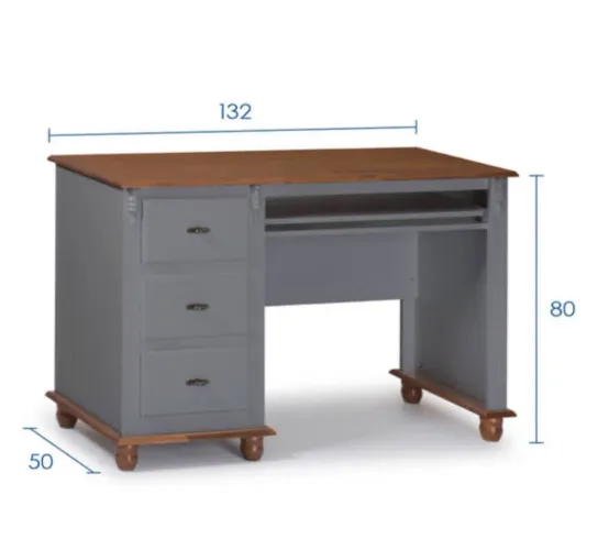 Mesa Escritório Escrivaninha 1,32m