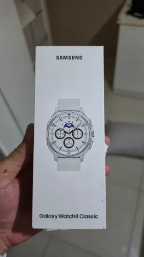 Smartwatch Samsumg galaxy watch 8 classic BRANCO