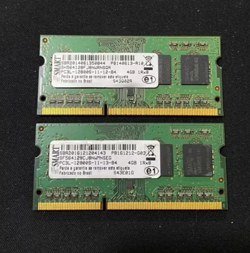 Memória PC3L DDR3L 8GB 2x4Gb