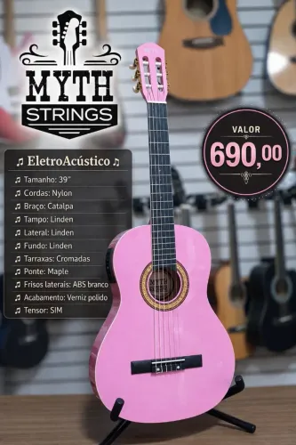 Violão Clássico Nylon EletroAcústico Myth