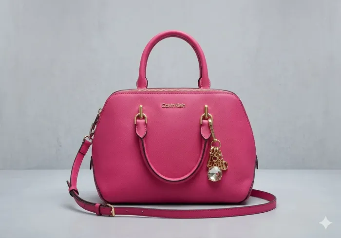 Bolsa Calvin Klein rosa, original, usada em perfeito estado