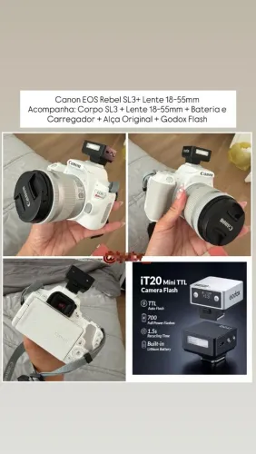 CÂMERA PROFISSIONAL IMPECÁVEL