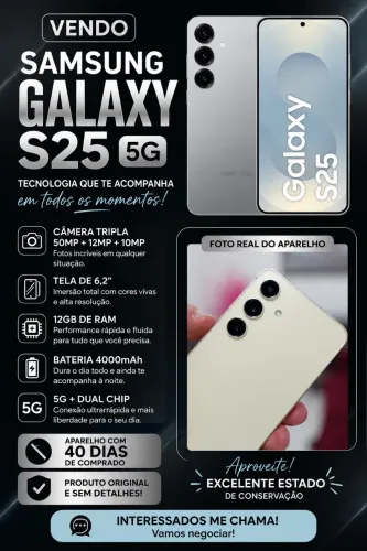 Celular S25 256G Novo