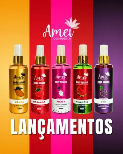 Body splash Amei Cosméticos