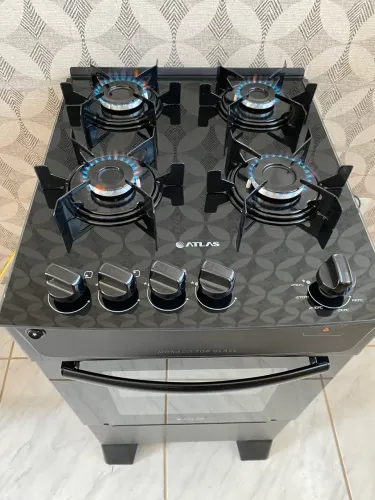 Fogão Mesa Vidro AINDA COM OS PLÁSTICOS- Entrego
