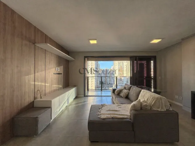 Apartamento para locação no Ed Tay em Londrina com 2 quartos (1 suíte com sacada), mobilia