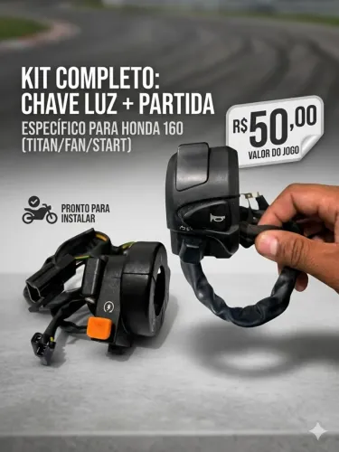 Kit chave de luz+ Partida 