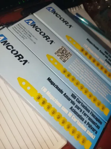 Cartuchos fincapino magazinado amarelo para ferramentas acionadas à pólvora