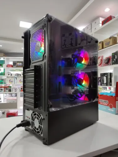 Gabinete RGB Mid Tower Iluminado NOVO