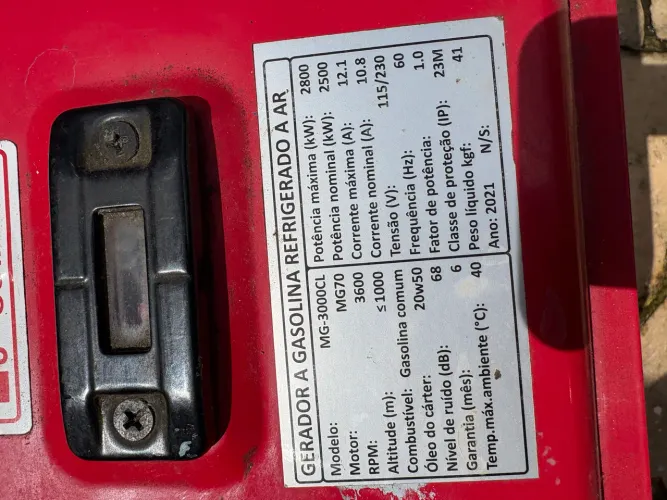 Gerador a Gasolina