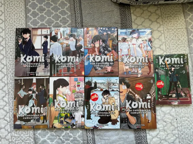 Mangá Komi Não Consegue Se Comunicar Vol. 1 a 9