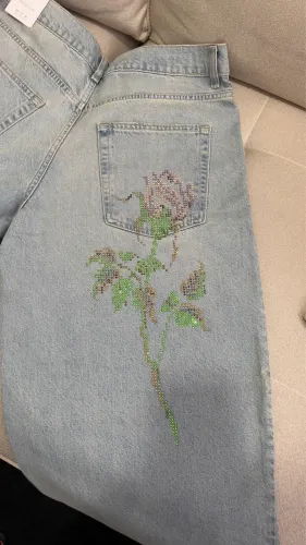 Calça jeans mini Baloon Zara