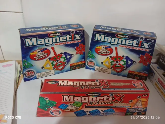 Kit Magnetix - Peças magnéticas