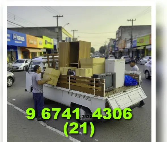 Frete em Bangu, Padre Miguel, Realengo, Senador Camará, Campo Grande e Deodoro.