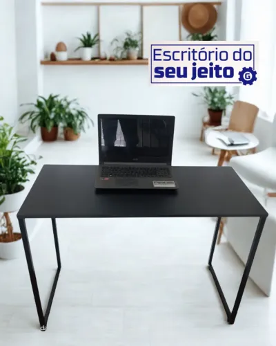 Mesa de Escritório Industrial 1m Escrivaninha NOVA Multiuso para Notebook Computador Birô