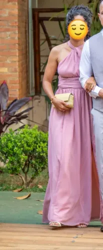 Vestido Rose Madrinha |Frente única |Tam.P