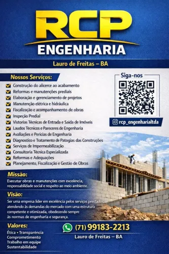 Precisa de Serviços de: Vistoria de Imóveis, Reformas ou até mesmo consultoria?