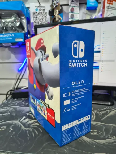Nintendo Switch OLED 64GB D-E-S-B-L-O-Q-U-E-A-D-O 10 JOGOS ENTREGA GRÁTIS