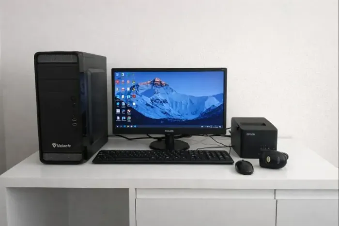 Computador Completo + Impressora Fiscal + Leitor QR Code