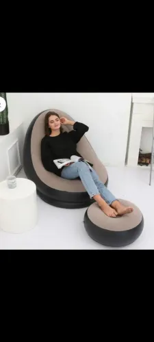 Puff ou sofa inflável com acento dos pés tbm 