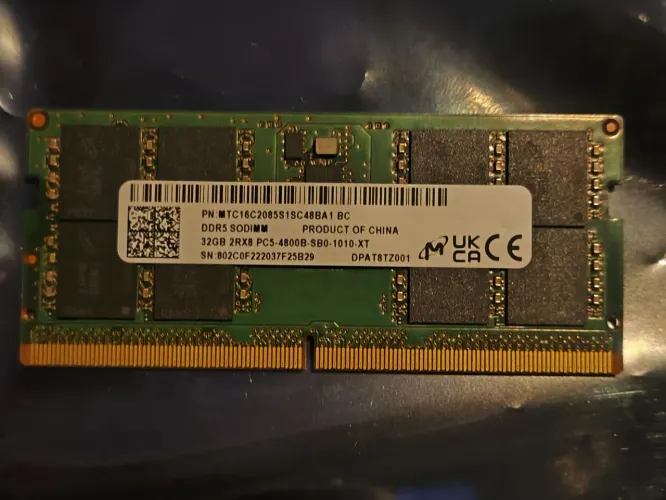 Memória DDR5 32 GB 4800