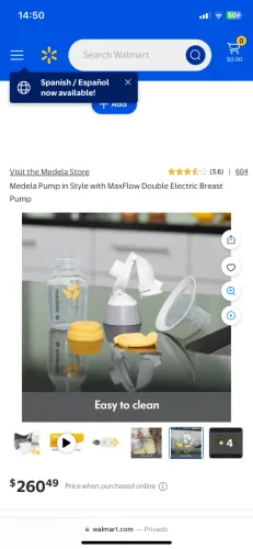 Bomba elétrica MEDELA leite dupla extração sem dor