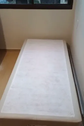 Cama box solteiro com colchão 