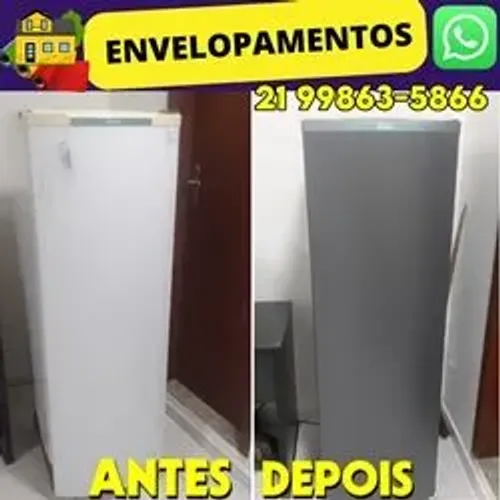 envelopamento de geladeira e etc
