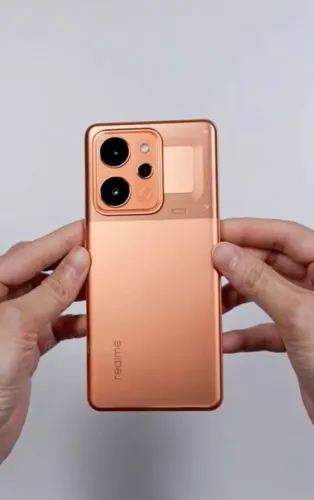 Celular Realme P4 Power (5G)256/8 Laranja Em Promoção o Brabo