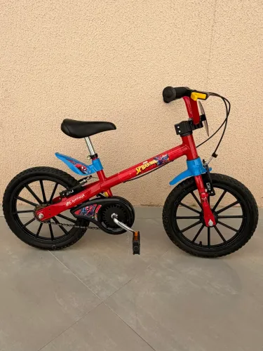 Bicicleta Infantil Aro 16 Nathor Spider Man