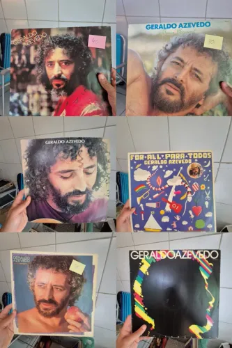 Lote Geraldo Azevedo ? 6 LPs Vinis | Discos do Faustino