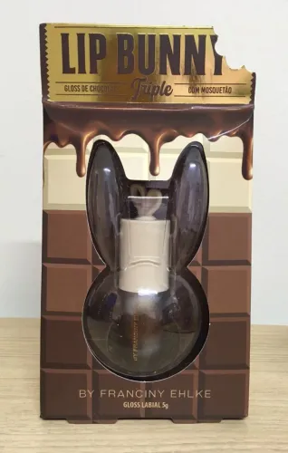 Gloss Fran Lip Bunny Triple Chocolate By Franciny Ehlke - validade 03/29 - LACRADO