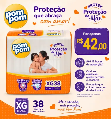Fralda descartável 