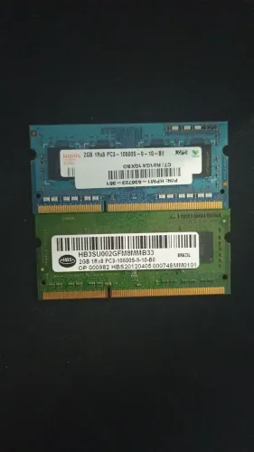 Kit Memória RAM Notebook (2x 2GB) DDR3 1333MHz