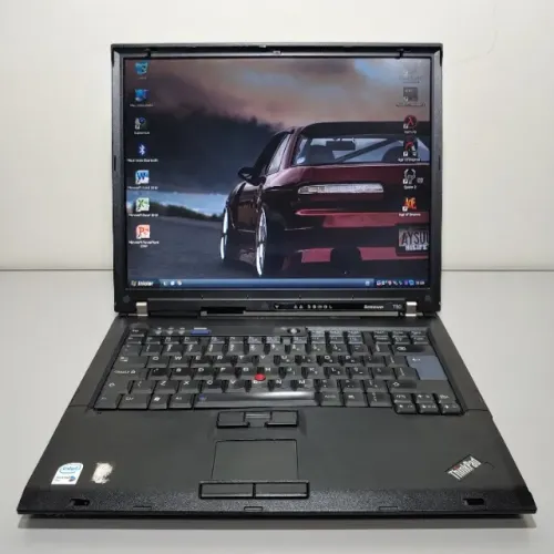 Notebook Antigo Lenovo 14,1' T60 3gb 64 Gb Ssd Win Xp Office
