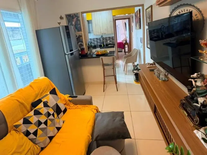 Boqueirão 39 m² 1 dorm 2 Varandas Piscina, academia e 1 vaga