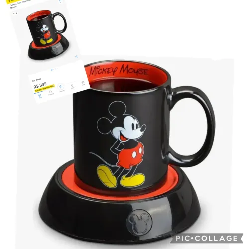 Caneca com aquecedor comprado na Flórida sem uso