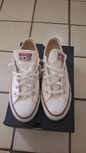 All star plataforma branco