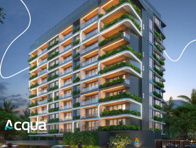 Apartamento a venda com 1 quarto, vagas rotativas em Ponta de Campina - Cabedelo/PB