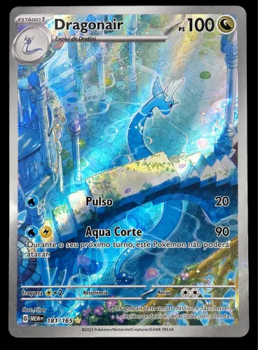 Carta Pokémon tcg Dragonair (181/165) NM
