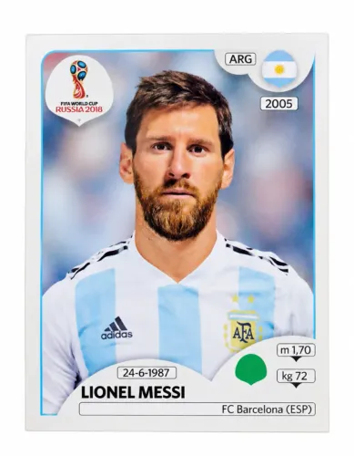 Figurinha Lionel Messi nº 288 Panini Copa do Mundo 2018 Original