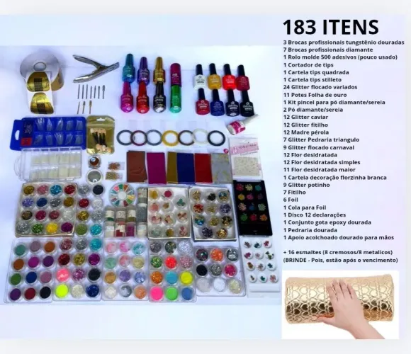 183 ITENS PARA UNHAS