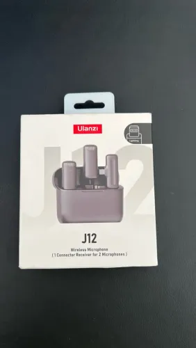 Microfone Sem Fio Ulanzi J12 para Celular