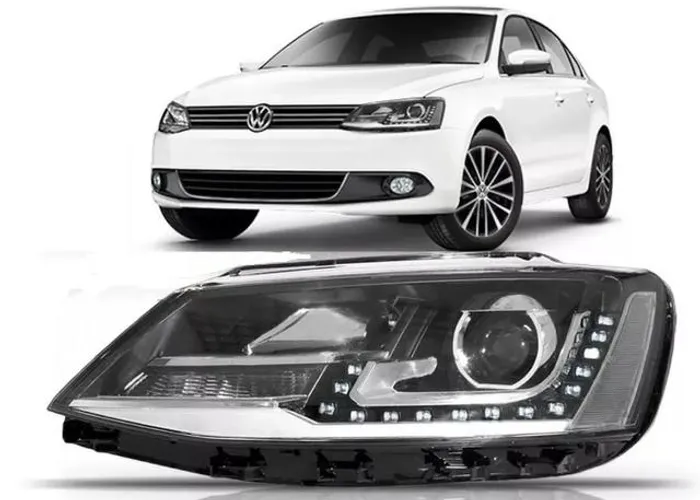 Farol Com Led Jetta 2011 2012 2013 14 15 2016 2017 Esquerdo