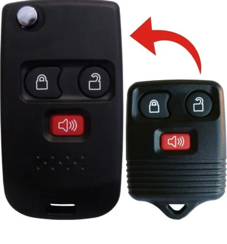 Capa Transf. Carcaça Chave Canivete Ford Ecosport Ka Ranger