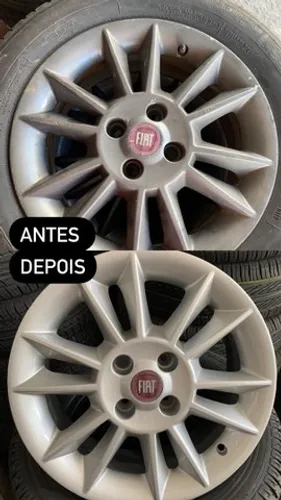 Restauração e pintura de rodas liga leve